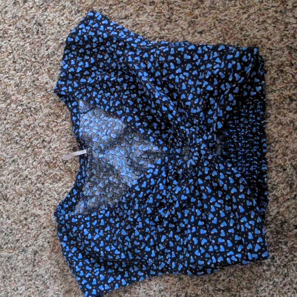 FREE PEOPLE Havana Honey Printed Top Sz Medium